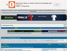 Tablet Screenshot of forums.bettingadvice.com